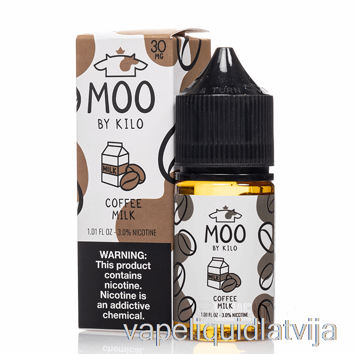 Kafijas Piens - Moo Salts - 30ml 30mg Vape šķidrums